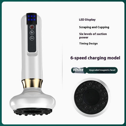 VitalPulse Beheiztes Kabelloses Scraping Massagegerät Mit Cupping Funktion Fuer Schmerz Und Stressabbau - Hobbyfy