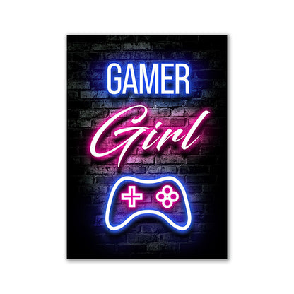 Neon Canvas Gaming Matte - Hobbyfy