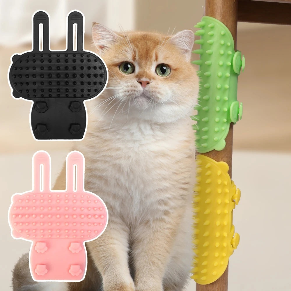 Katzenpflege Pro Katzenhaarentfernung Massagekamm Selbstreinigend - Hobbyfy