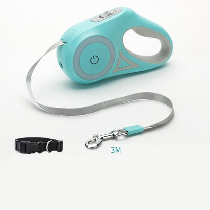 Ausziehbare Hundeleine Mit Einhandbremse Teleskop - Hobbyfy