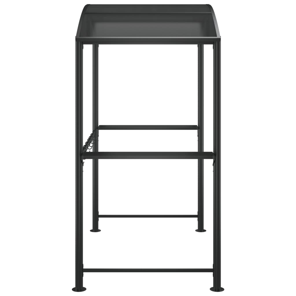 Grillpavillon Anthrazit Mit Seitenablagen 210x114x230 cm Stahl - Hobbyfy