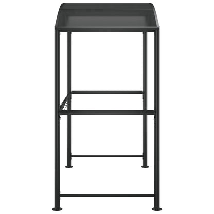 Grillpavillon Anthrazit Mit Seitenablagen 210x114x230 cm Stahl - Hobbyfy