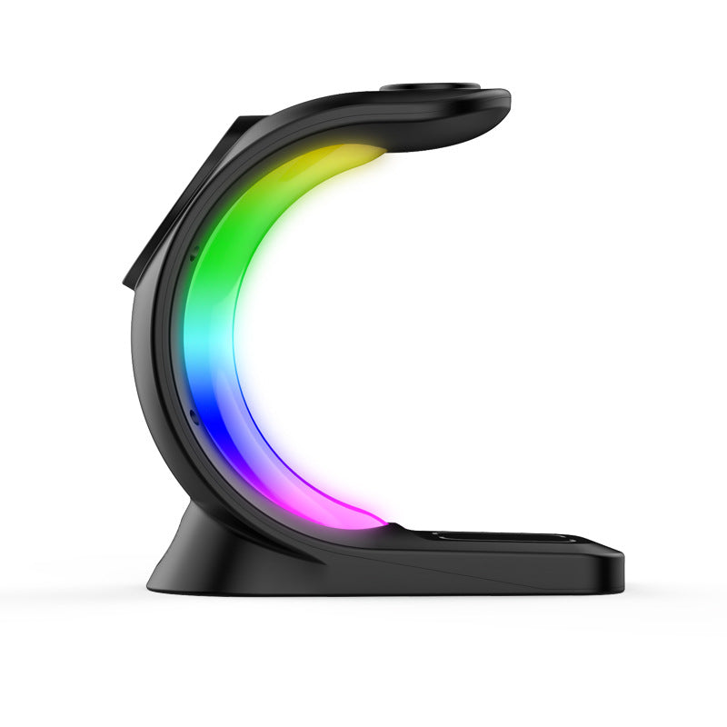 4In1 Magnetischer Wireless Charger Mit RGB Licht Für IPhone - Hobbyfy
