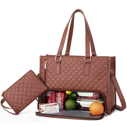 Convenient Commute Lunch Bag Damen Isolierte Kühltasche Auslaufsicher - Hobbyfy