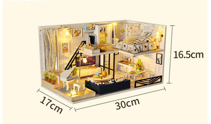 DIY Cottage Handmade Miniaturhaus 1:24 Holzmodell Für Sammler - Hobbyfy