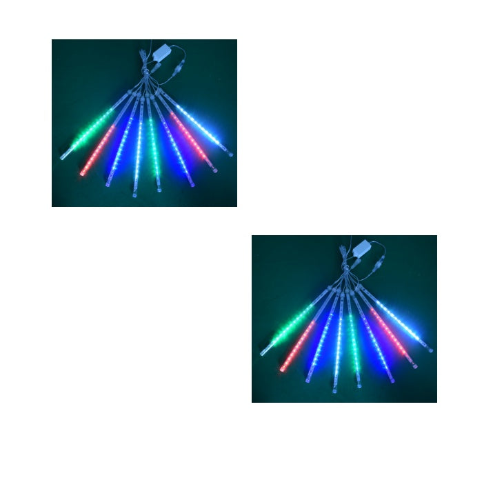 Meteorschauer Lichterkette Außen 8 Röhren 30 50 60 80 cm