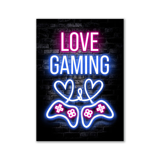 Neon Canvas Gaming Matte - Hobbyfy