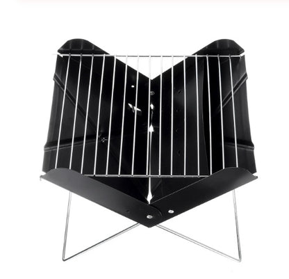 Faltbarer Edelstahl Kohlegrill Tragbar Leicht 1,2 Kg - Hobbyfy