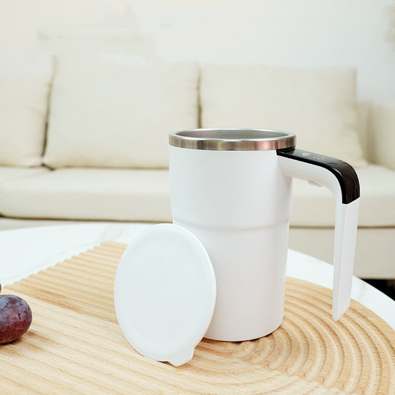 Milksha Elektrischer Kaffeebecher USB Wiederaufladbar Mit Magnetrührwerk IP67 Wasserdicht Edelstahl - Hobbyfy