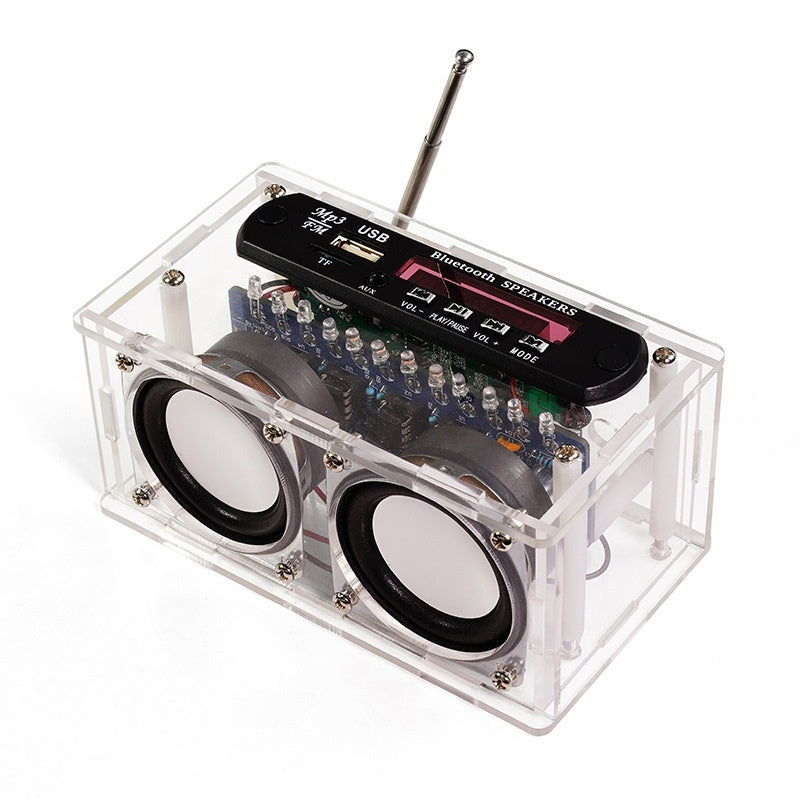 HU Audio Bluetooth Radio Verstärker DIY Kit 2x3W HU 075 - Hobbyfy