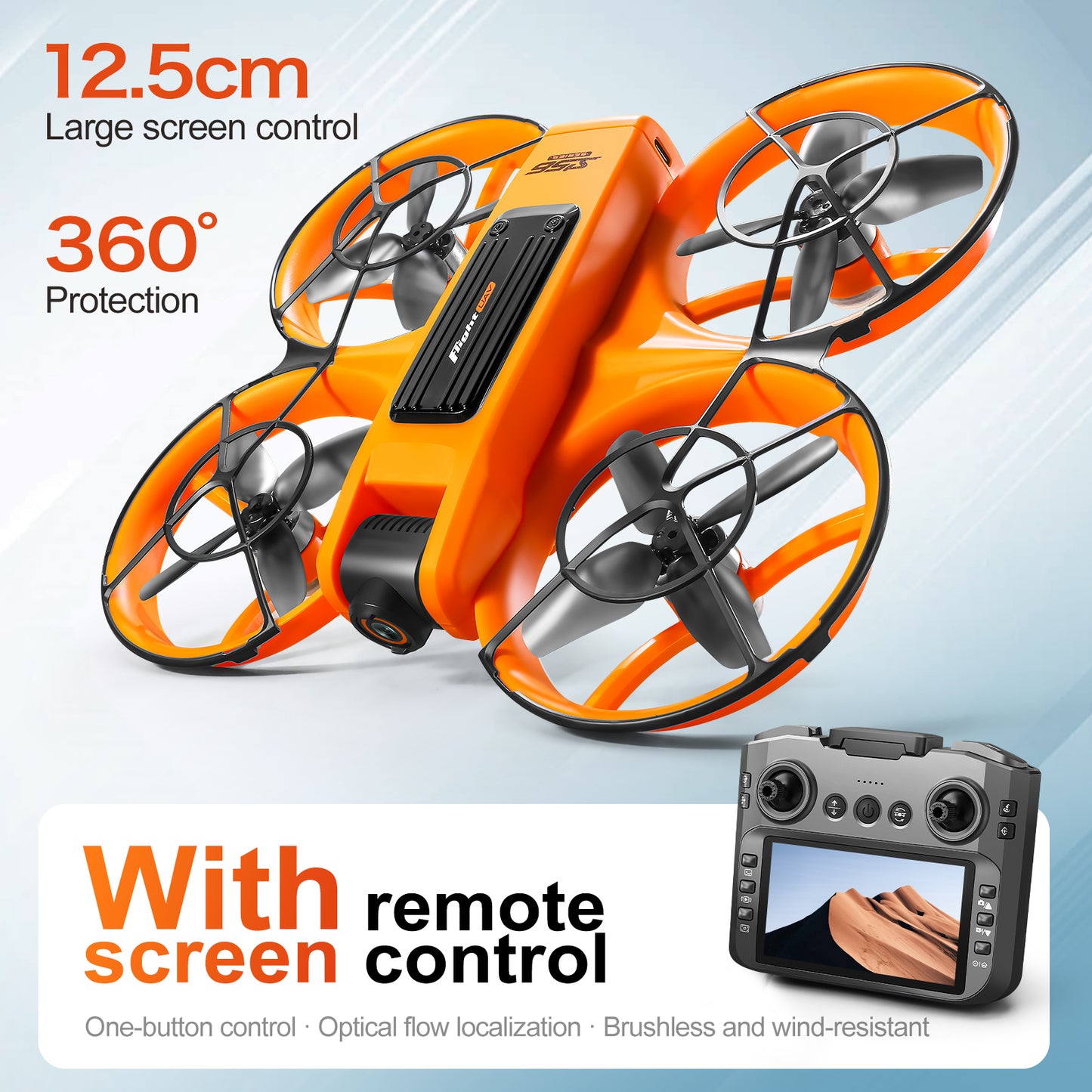 S156 Brushless Renn Drohne Mit Bildschirm Und Optischer Fluss - Hobbyfy