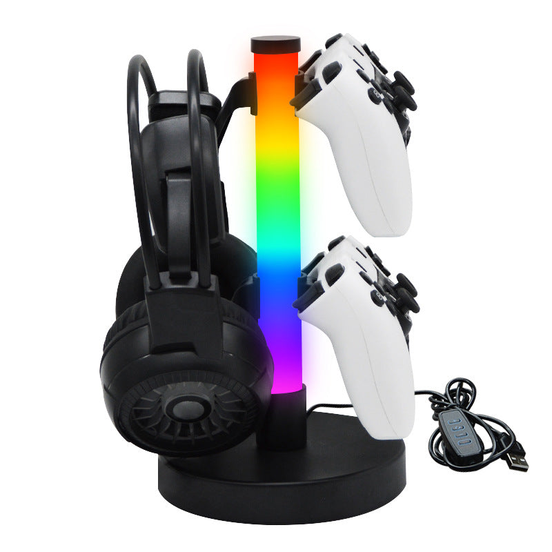 LuminaTech RGB Kopfhörerhalterung Mit Display Beleuchtungseffekte - Hobbyfy