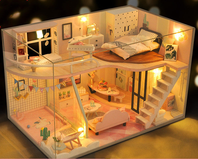 DIY Cottage Handmade Miniaturhaus 1:24 Holzmodell Für Sammler - Hobbyfy