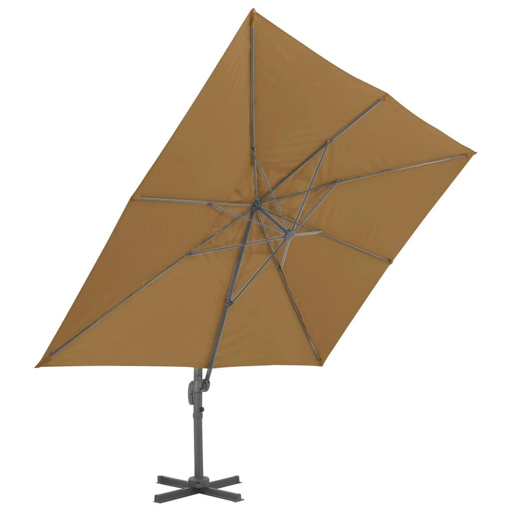 Kantilever-Schirm Mit Aluminium Mast Großzügiger Schatten 400x300 cm - Hobbyfy