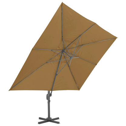 Kantilever-Schirm Mit Aluminium Mast Großzügiger Schatten 400x300 cm - Hobbyfy