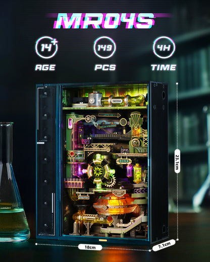 ROKR DIY Alchemist City Pinball Track Bausatz mit LED