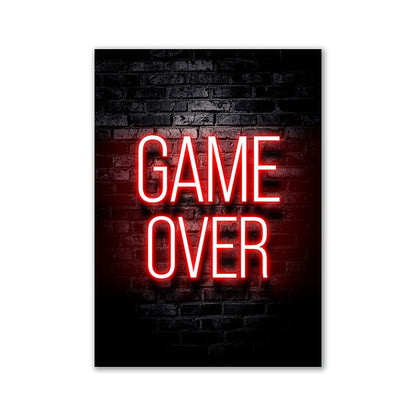 Neon Canvas Gaming Matte - Hobbyfy