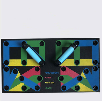 Neun Funktions Push Up Board Mit Farbcodierten Zielzonen - Hobbyfy