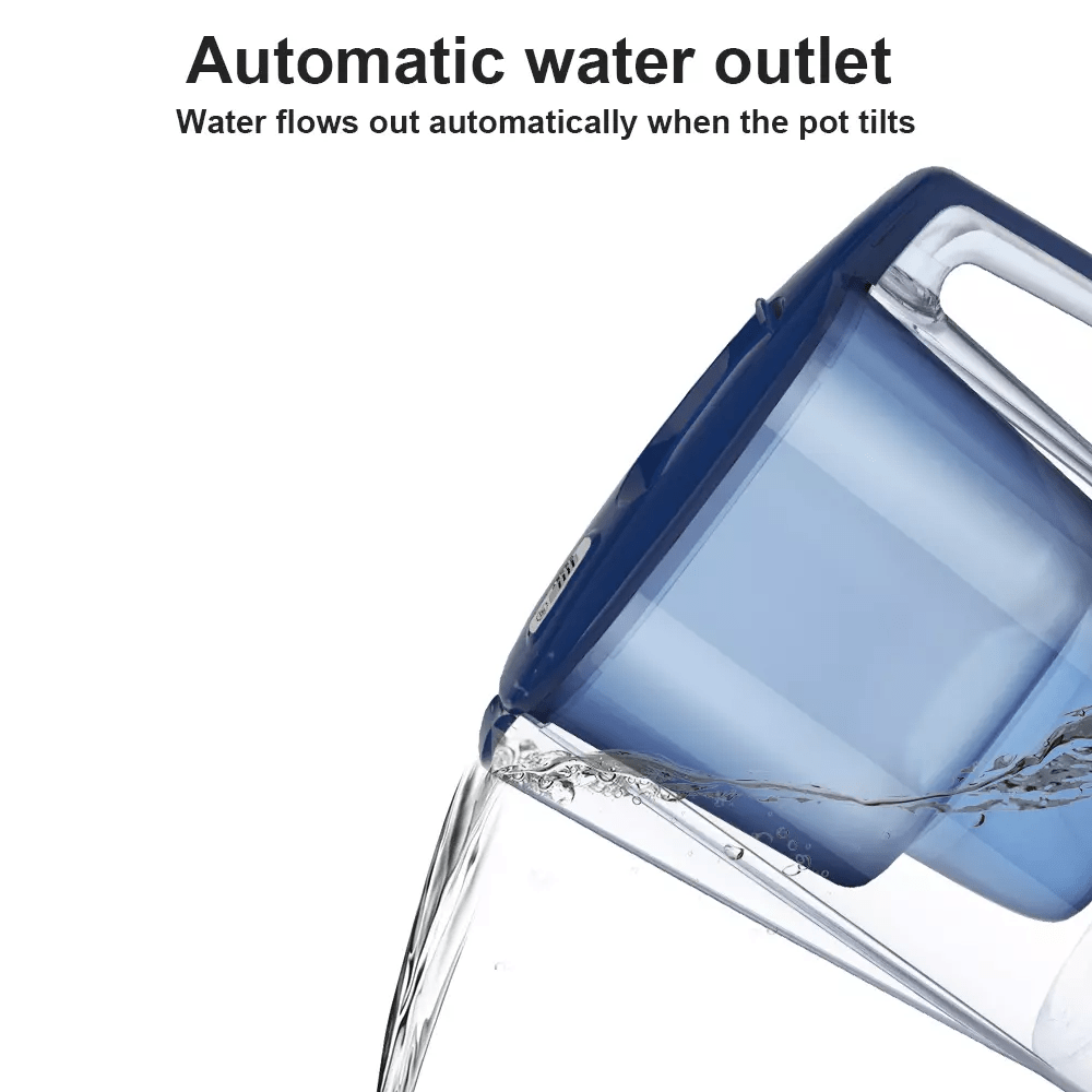 3,6 L Tragbare Wasserfilterkanne Mit Countdown Anzeige - Hobbyfy