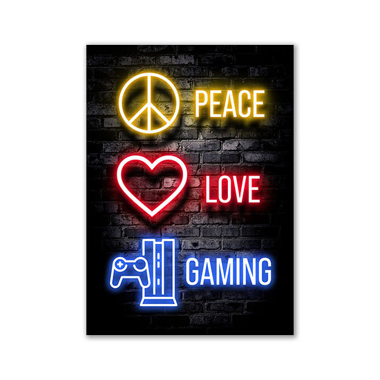 Neon Canvas Gaming Matte - Hobbyfy