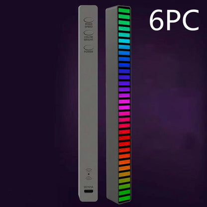 Sprachgesteuerte Ambientebeleuchtung RGB 32 LEDs 18 Farben - Hobbyfy