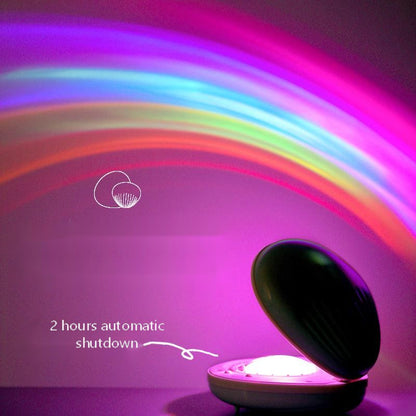 Regenbogen Projektionslampe LED Nachtlicht Wiederaufladbar - Hobbyfy