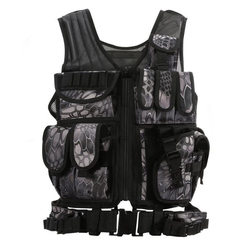 BrandX Taktische Weste Mit MOLLE System Platten Carrier Airsoft - Hobbyfy