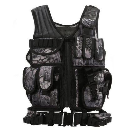 BrandX Taktische Weste Mit MOLLE System Platten Carrier Airsoft - Hobbyfy