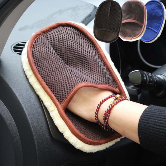 Imitationswolle Handschuh Für Autopflege Glanz - Hobbyfy