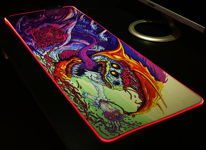 Gaming RGB Mausmatte Mit LED Beleuchtung Für Gaming Und Büro - Hobbyfy