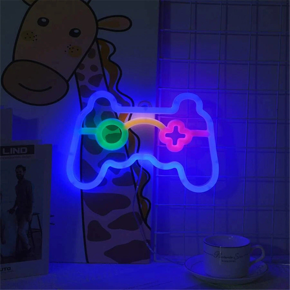 Neon Nachtlicht Batteriebox Und USB Licht Für Innenräume - Hobbyfy