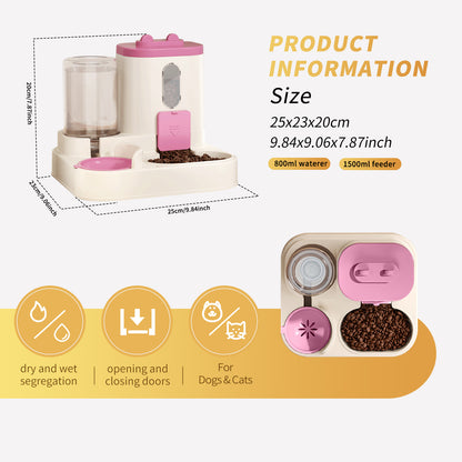 CatEase 2in1 Katzennahrungs- und Wasserzufuhrsystem Vollautomat