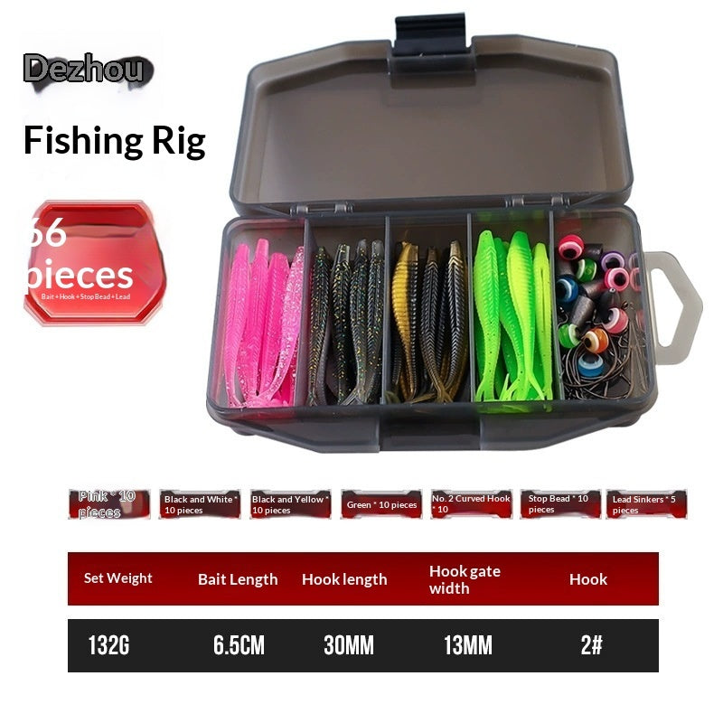 Angel-Köder Set 66 Stk 6-7 cm Spinn- und Jigangeln - Hobbyfy