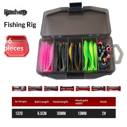 Angel-Köder Set 66 Stk 6-7 cm Spinn- und Jigangeln - Hobbyfy