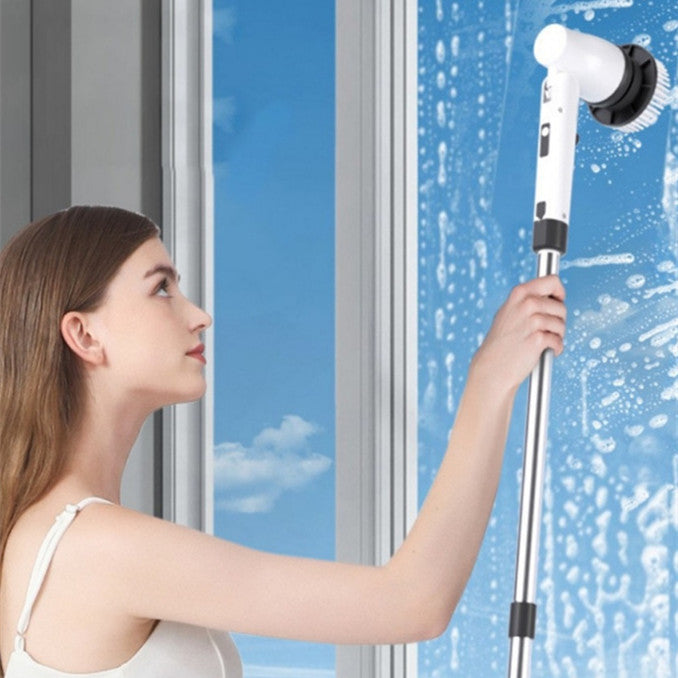 Kabellose Elektro-Reinigungsbürste 7-in-1 Mit Langem Griff - Hobbyfy