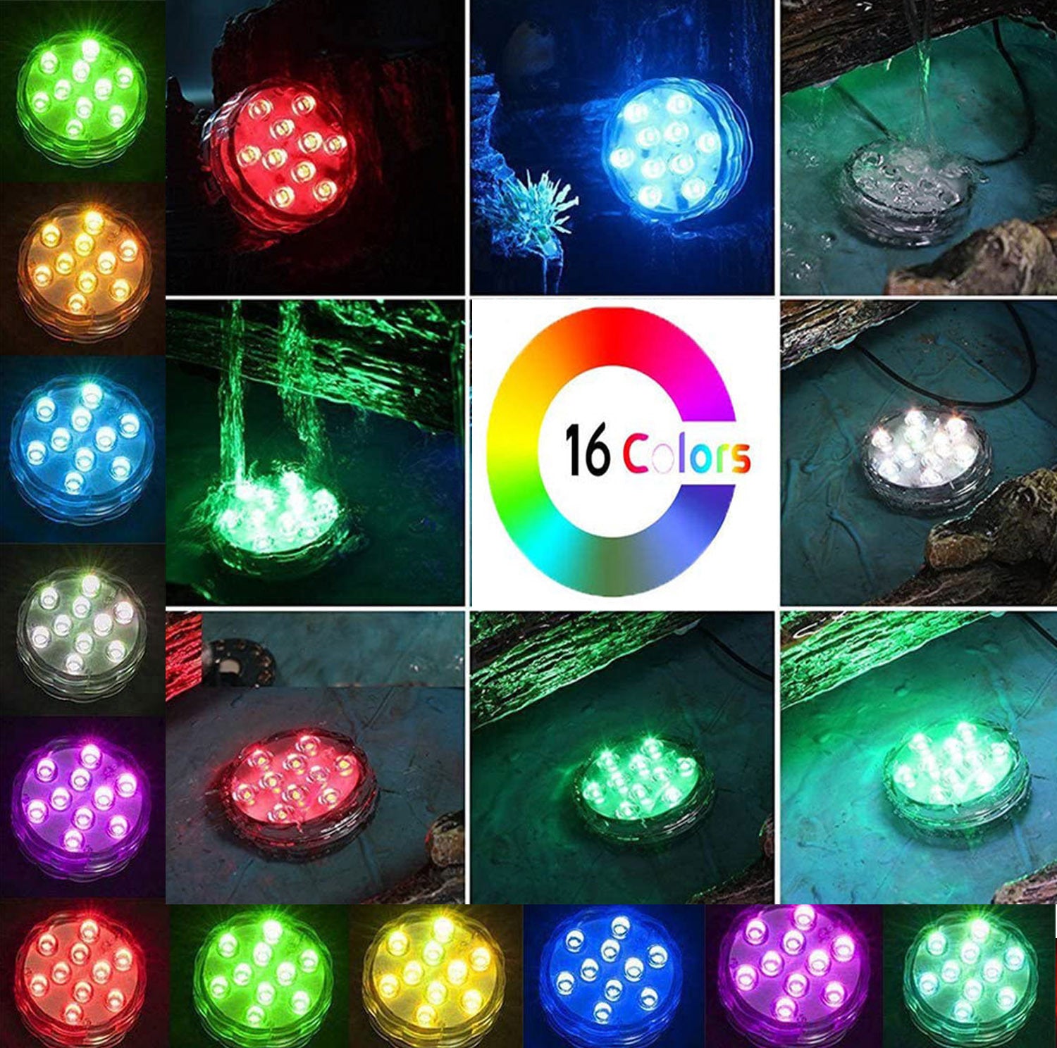 LED Plum Unterwasserlicht Fernbedienung IP67 Pool Aquarium - Hobbyfy