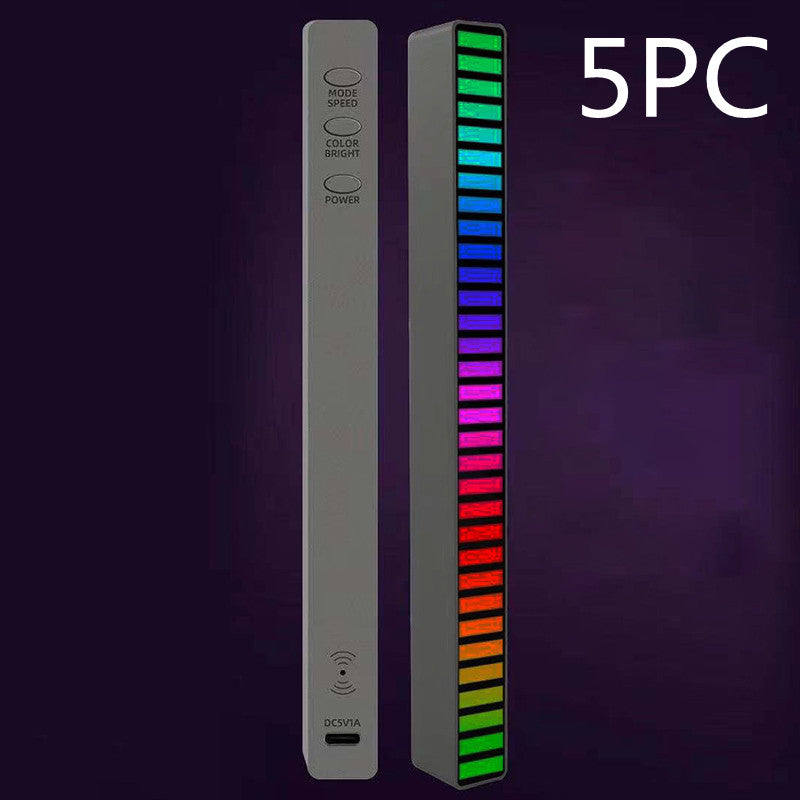 Sprachgesteuerte Ambientebeleuchtung RGB 32 LEDs 18 Farben - Hobbyfy