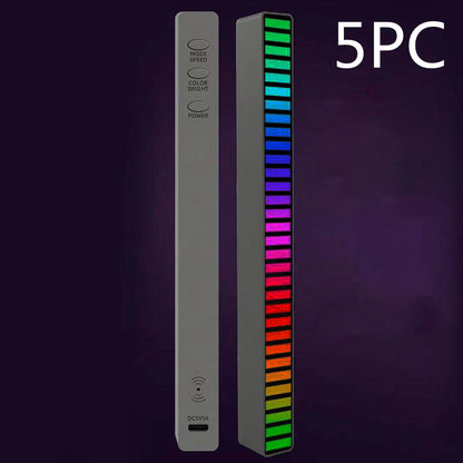 Sprachgesteuerte Ambientebeleuchtung RGB 32 LEDs 18 Farben - Hobbyfy
