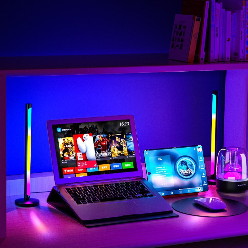 Atmosphere Light Rhythm RGB Licht Set Zwei Lampen Für Desktop PC Gaming