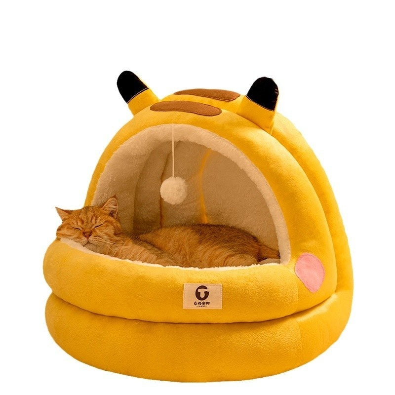 Cat Nest Four Seasons Universal Winter Warm Closed - Hobbyfy