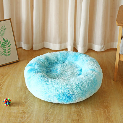 Rundes Kuschelnest Hundebett Für Kleine Hunde Kuschelkomfort - Hobbyfy