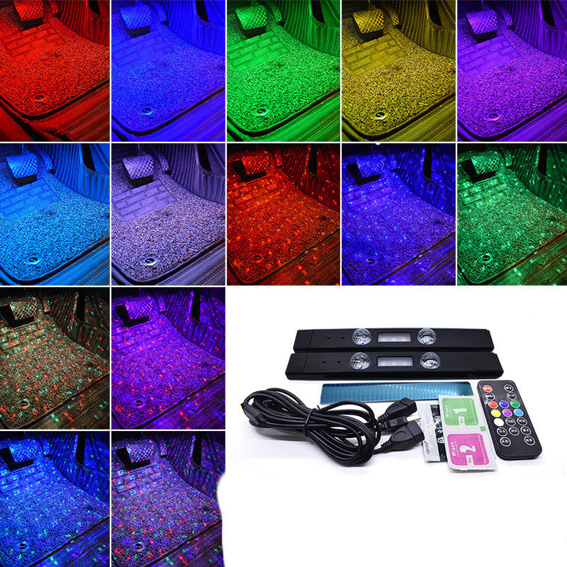 LED Kabellos Sternen-Fußraum Für Auto - Hobbyfy