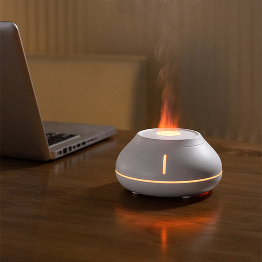 LuxResin Aroma Diffuser Farbwechselnde Flammensimulation Für Zuhause - Hobbyfy