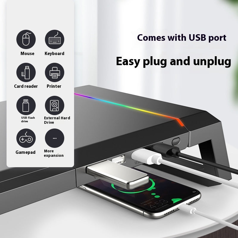 Laptopständer Ergonomisch Universell Verstellbar Mit Pad Basis