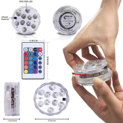 LED Plum Unterwasserlicht Fernbedienung IP67 Pool Aquarium - Hobbyfy