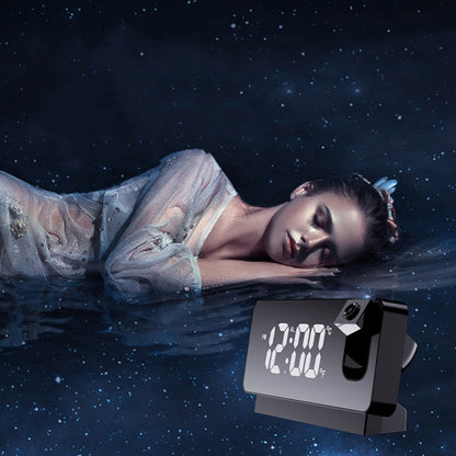 NovaTime Projektionswecker Mit LED Spiegelanzeige Und Snooze - Hobbyfy