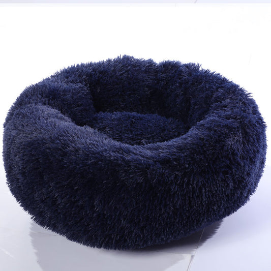 Rundes Kuschelnest Hundebett Für Kleine Hunde Kuschelkomfort - Hobbyfy