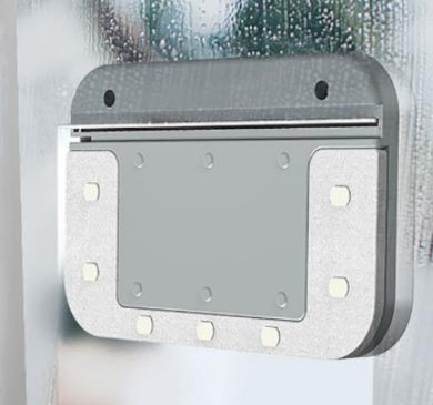 Beidseitiger Magnetischer Fensterreiniger Mit Starken Magneten Und Silikon Schaber - Hobbyfy