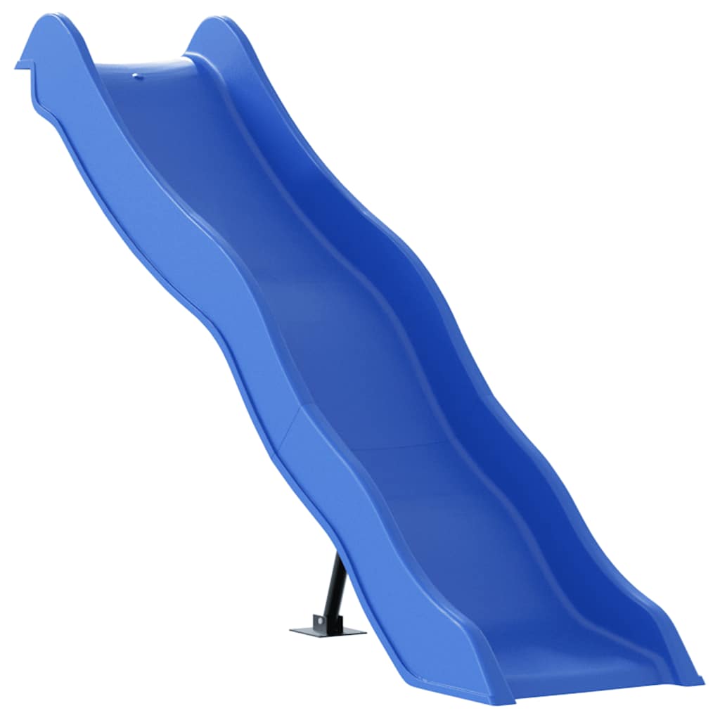 Kinder Rutsche Blau 174x38 Cm Polypropylen Wetterfest Gartenrutsche - Hobbyfy