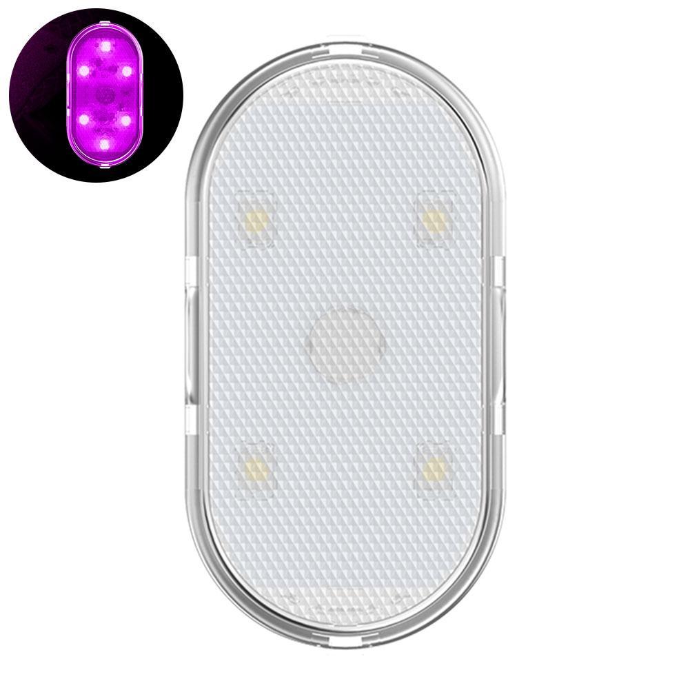 Auto USB Ambientlampe Vier Farben IceBlue Blau Weiss Pink - Hobbyfy